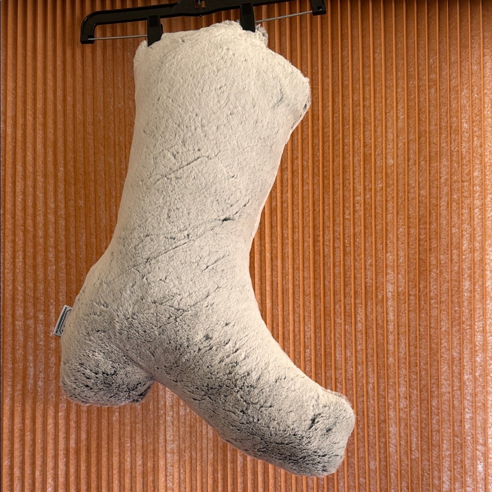 Handmade Heifer Minky Boot Stuffie New